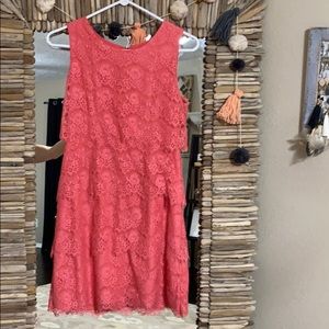 Jessica Simpson Lace Tiered Dress